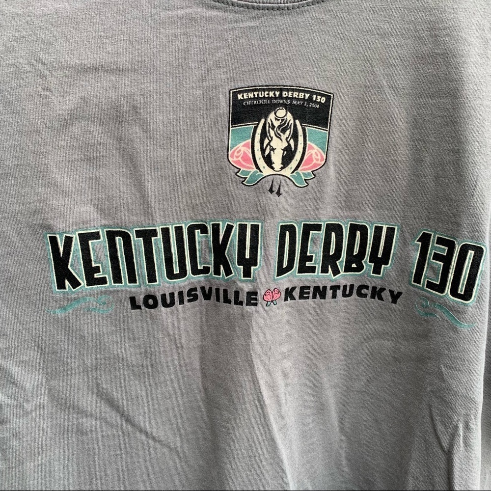 Kentucky Derby 2004 Tee Shirt Horse Racing Adult Large